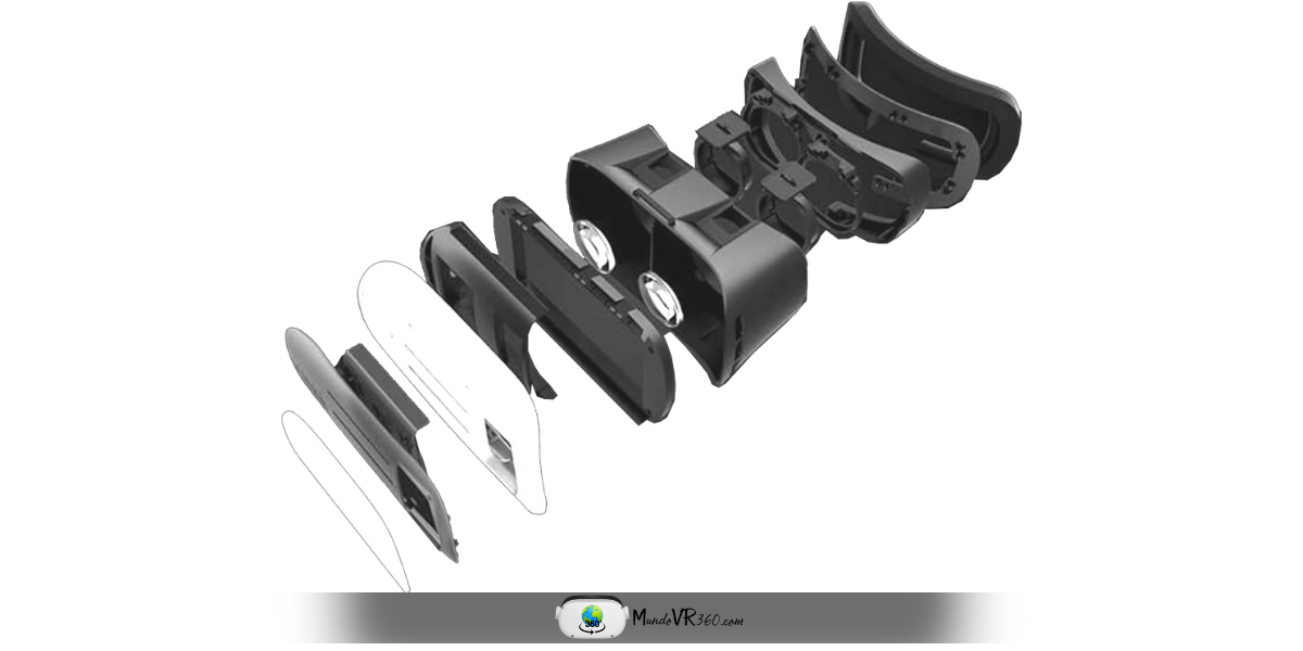 Capas de un Casco VR para Movil